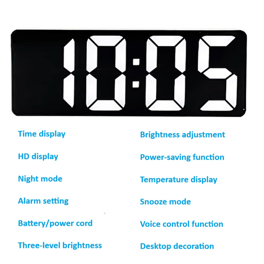 Digital LED Alarm Clock - 2 Colours (Tax-Free and Free Shipping)