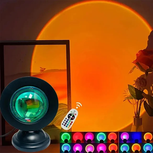 Sonnenuntergangs-Projektions-LED-Licht mit 16-Farben-Spektrum (steuerfrei und kostenloser Versand)