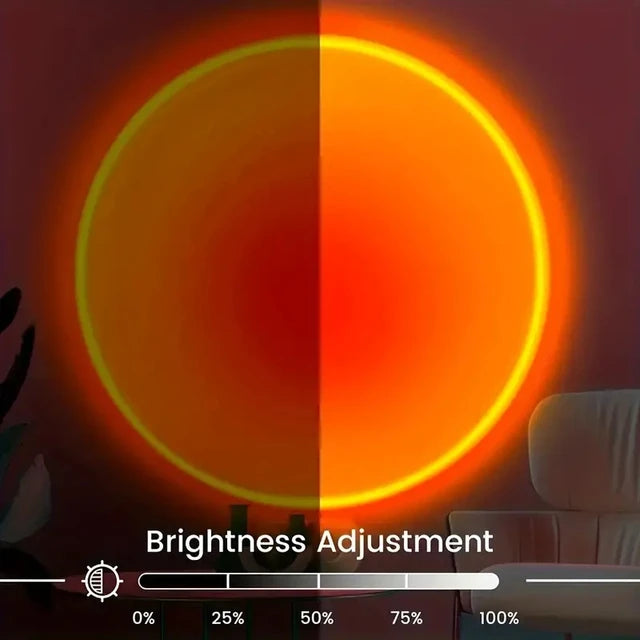 Sonnenuntergangs-Projektions-LED-Licht mit 16-Farben-Spektrum (steuerfrei und kostenloser Versand)