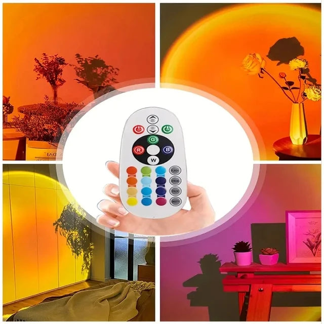 Sonnenuntergangs-Projektions-LED-Licht mit 16-Farben-Spektrum (steuerfrei und kostenloser Versand)