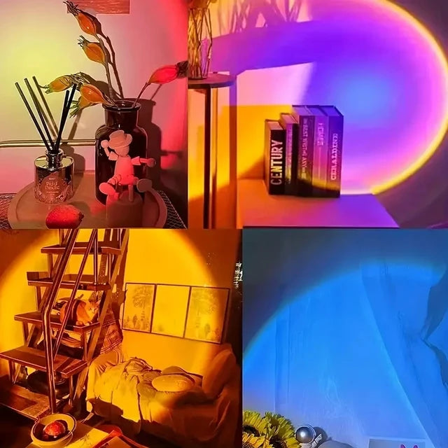 Sonnenuntergangs-Projektions-LED-Licht mit 16-Farben-Spektrum (steuerfrei und kostenloser Versand)