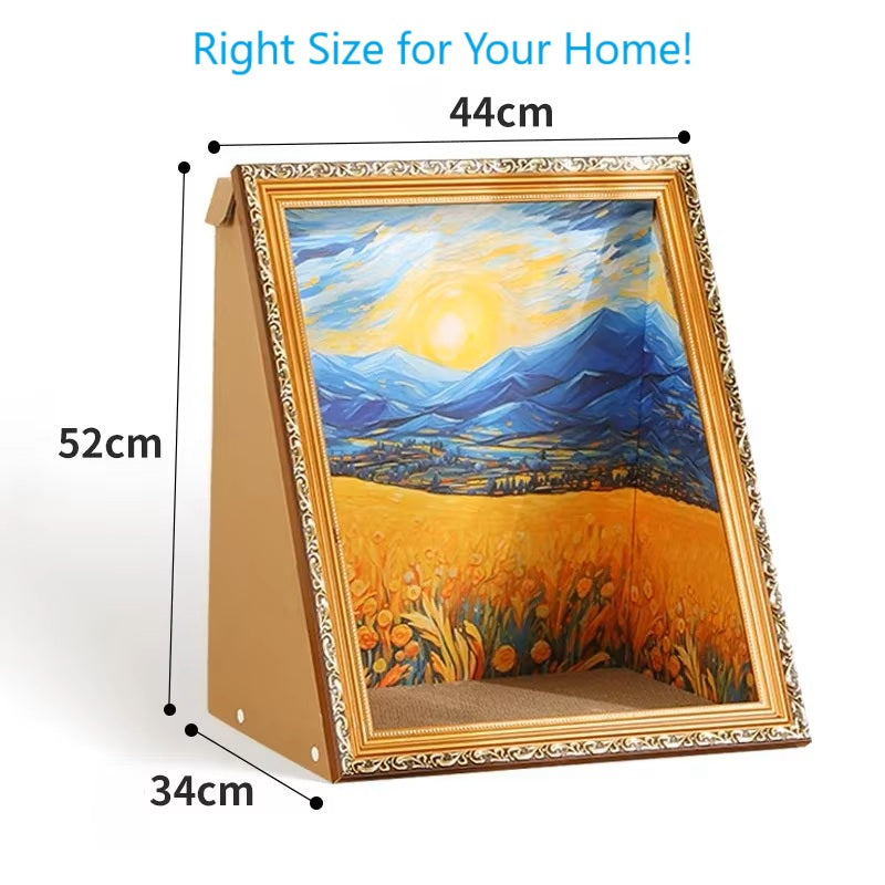 Famous Oil Painting 3D Cat Scratcher - 4 Designs (Tax-Free and Free Shipping)