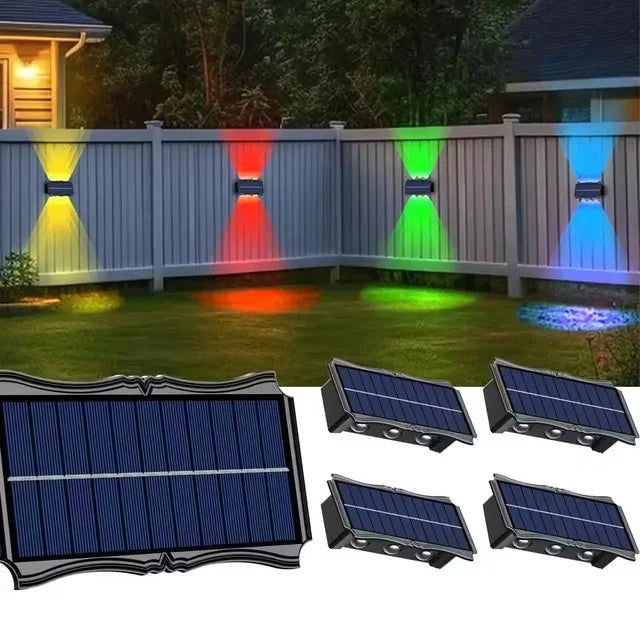 Solar-LED-Wandleuchte – 4 Typen (steuerfrei und kostenloser Versand)