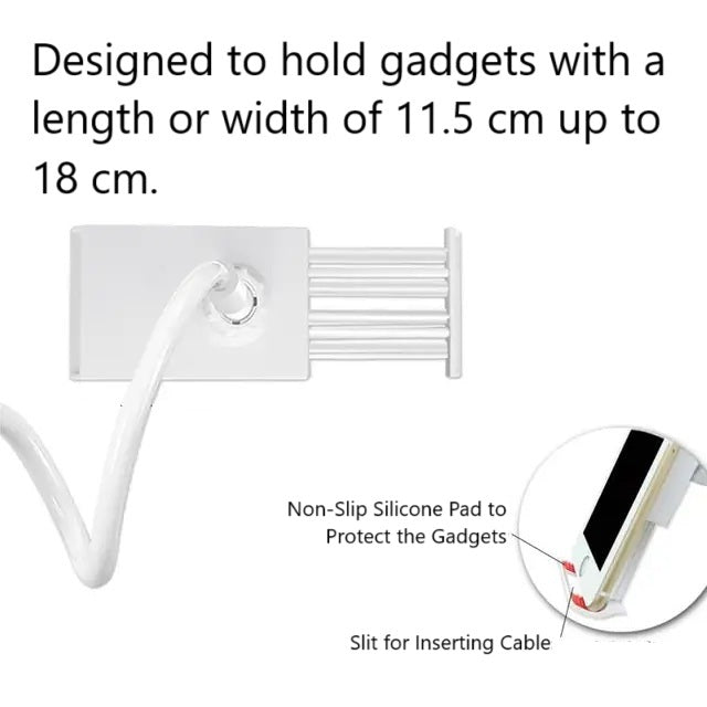 Smartphone/Tablet Holder with 128-cm Gooseneck Arm - 2 Colours (Tax-Free and Free Shipping)