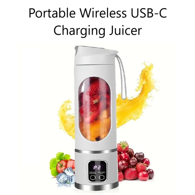 Portable Wireless USB-C Charging Juicer - 3 Colours (Tax-Free and Free Shipping)