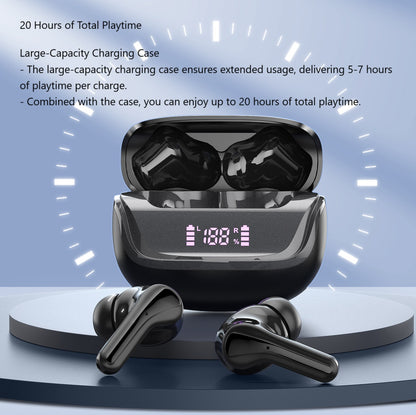 Bluetooth 5.4 Wireless Earbuds (Tax-Free and Free Shipping)