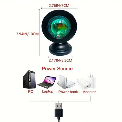 Sunset Projection LED Light with 16-Colour Spectrum (Tax-Free and Free Shipping)