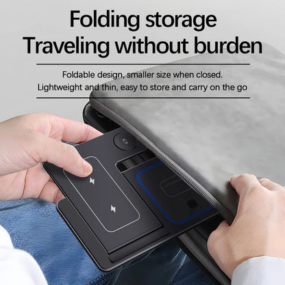 3-in-1 Wireless Charging Stand for Smartphone, Smartwatch and Wireless Earbuds (Tax-Free and Free Shipping)