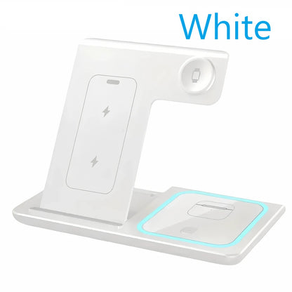 3-in-1 Wireless Charging Stand for Smartphone, Smartwatch and Wireless Earbuds (Tax-Free and Free Shipping)