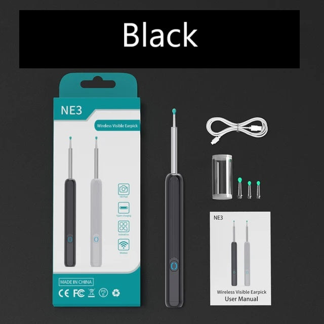 2-in-1 Otoscope and Ear Wax Remover - 2 Colours (Tax-free and Free Shipping)
