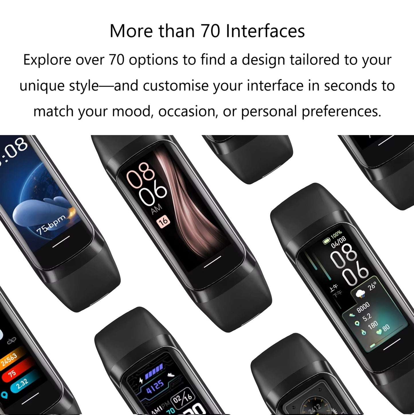 Smart Fitness Band - 4 Colours (Tax-Free and Free Shipping)