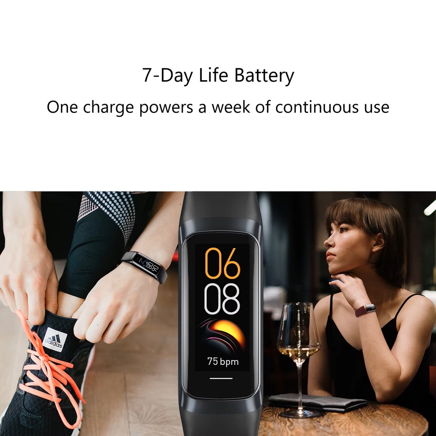 Smart Fitness Band - 4 Colours (Tax-Free and Free Shipping)