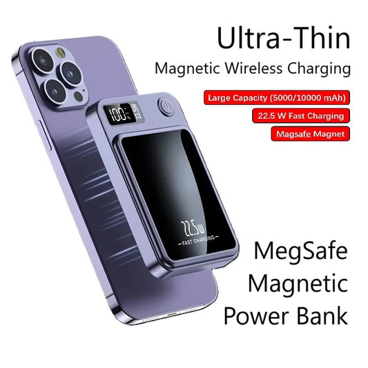 MegSafe Magnetic Power Bank - 5000/10000 mAh and 4 Colours (Tax-Free and Free Shipping)