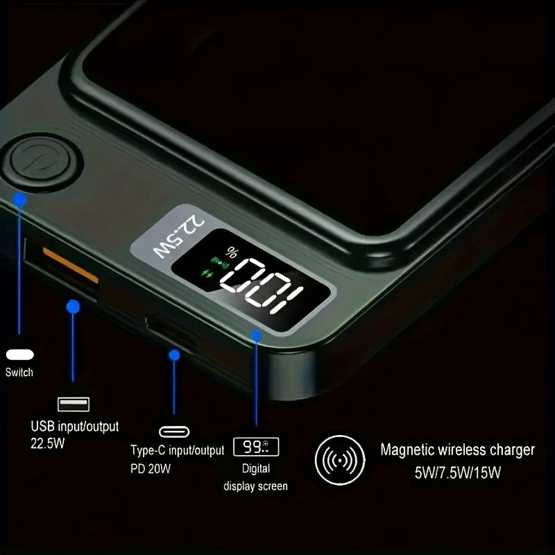 MegSafe Magnetic Power Bank - 5000/10000 mAh and 4 Colours (Tax-Free and Free Shipping)