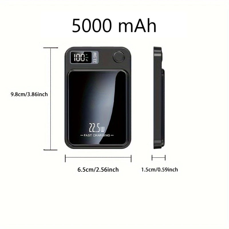 MegSafe Magnetic Power Bank - 5000/10000 mAh and 4 Colours (Tax-Free and Free Shipping)