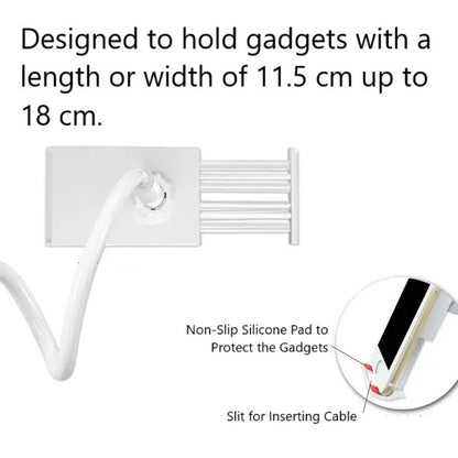Smartphone/Tablet Holder with 128-cm Gooseneck Arm - 2 Colours (Tax-Free and Free Shipping)