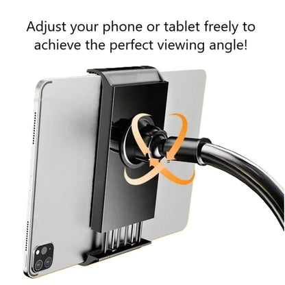 Smartphone/Tablet Holder with 128-cm Gooseneck Arm - 2 Colours (Tax-Free and Free Shipping)