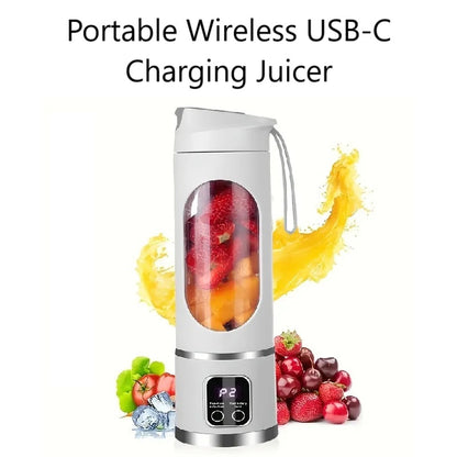 Portable Wireless USB-C Charging Juicer - 3 Colours (Tax-Free and Free Shipping)