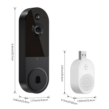 Smart Video Doorbell (Tax-Free and Free Shipping)