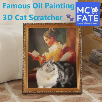 Famous Oil Painting 3D Cat Scratcher - 4 Designs (Tax-Free and Free Shipping)
