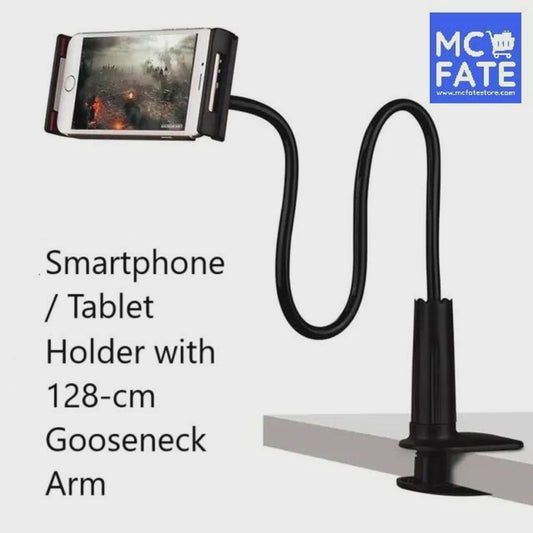 Smartphone/Tablet Holder with 128-cm Gooseneck Arm - 2 Colours (Tax-Free and Free Shipping)